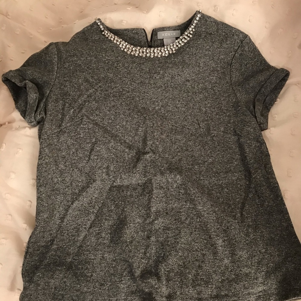 Gray shirt